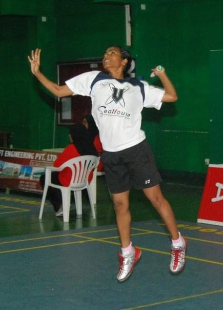 Throwback to where it all started: A younger Neela takes flight, showcasing the passion and drive that have defined her career. © Neela