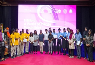 UNFPA, VCSA and High School students who participated in the event