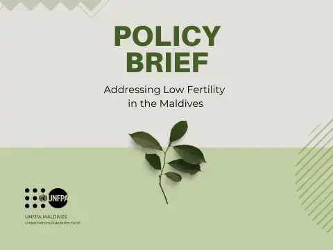 Policy Brief: Addressing Low Fertility in the Maldives