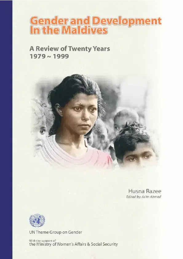 Gender and Development in the Maldives: A Review of Twenty Years 1979-1999