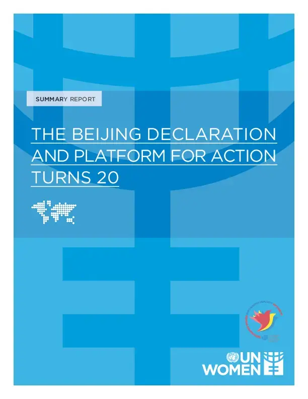 The Beijing Declaration and Platform for Action turns 20